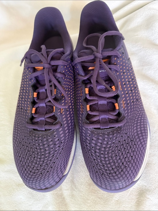 Skechers Shoes - Skechers Women's Purple Athletic Sneakers with Orange Accents